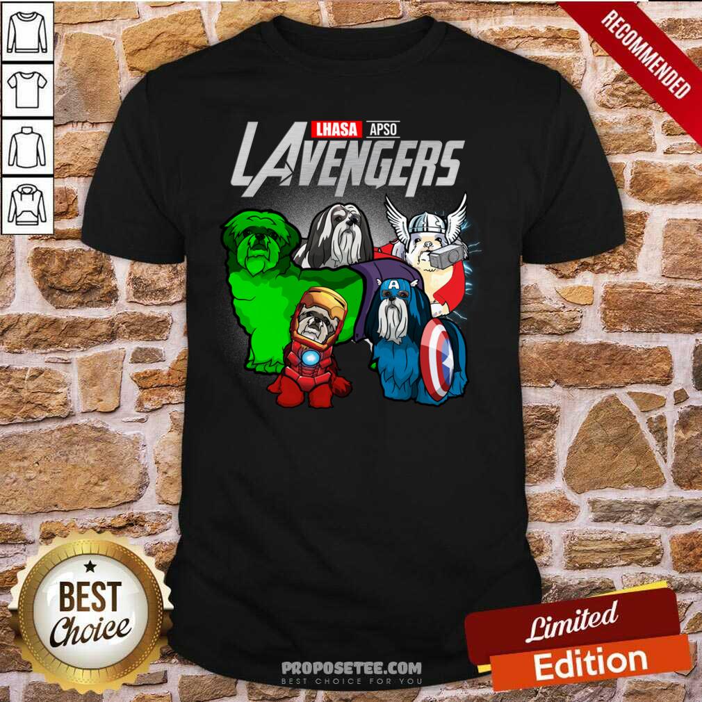 Top Lhasa Apso Marvel Avengers LAvengers Shirt