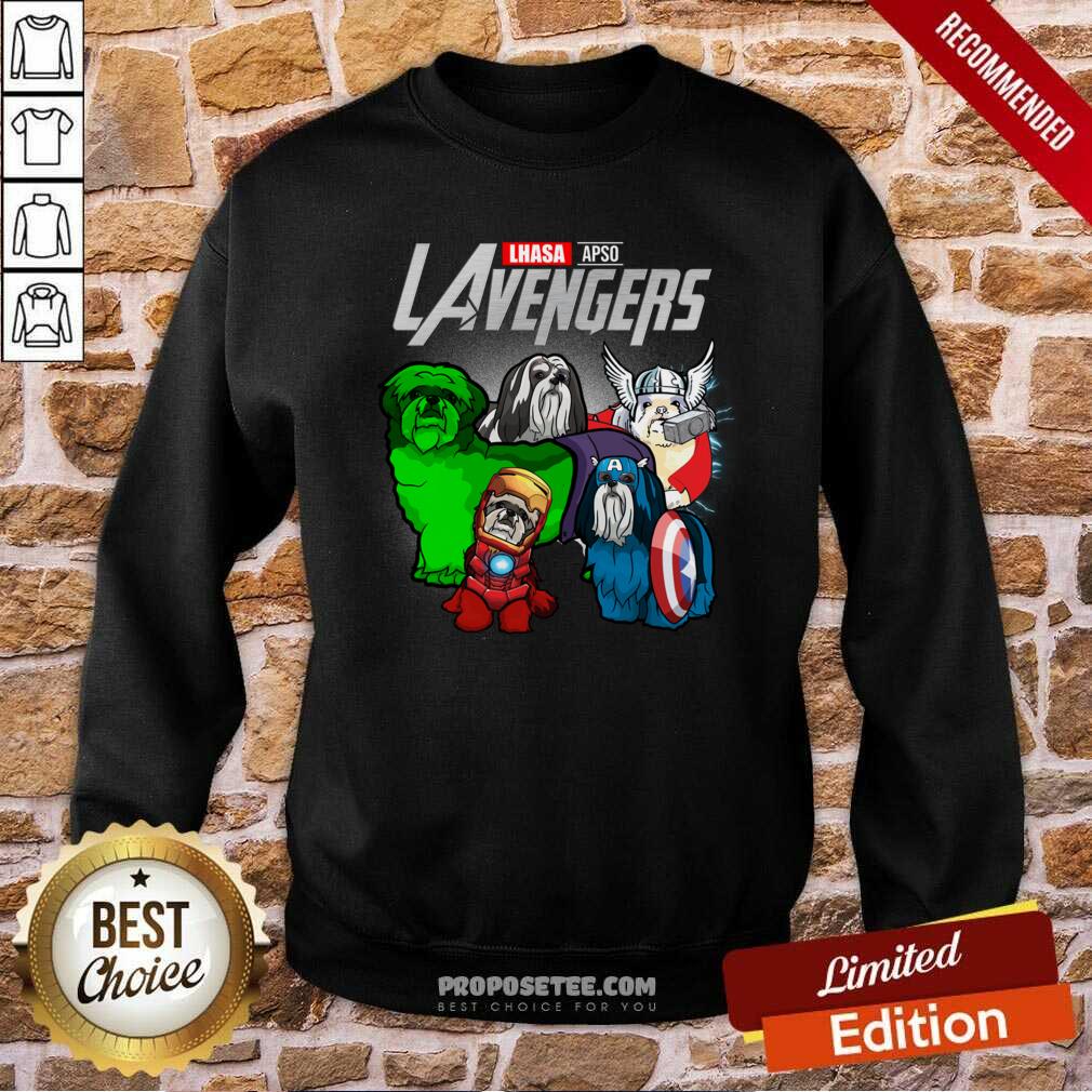 Top Lhasa Apso Marvel Avengers LAvengers Shirt