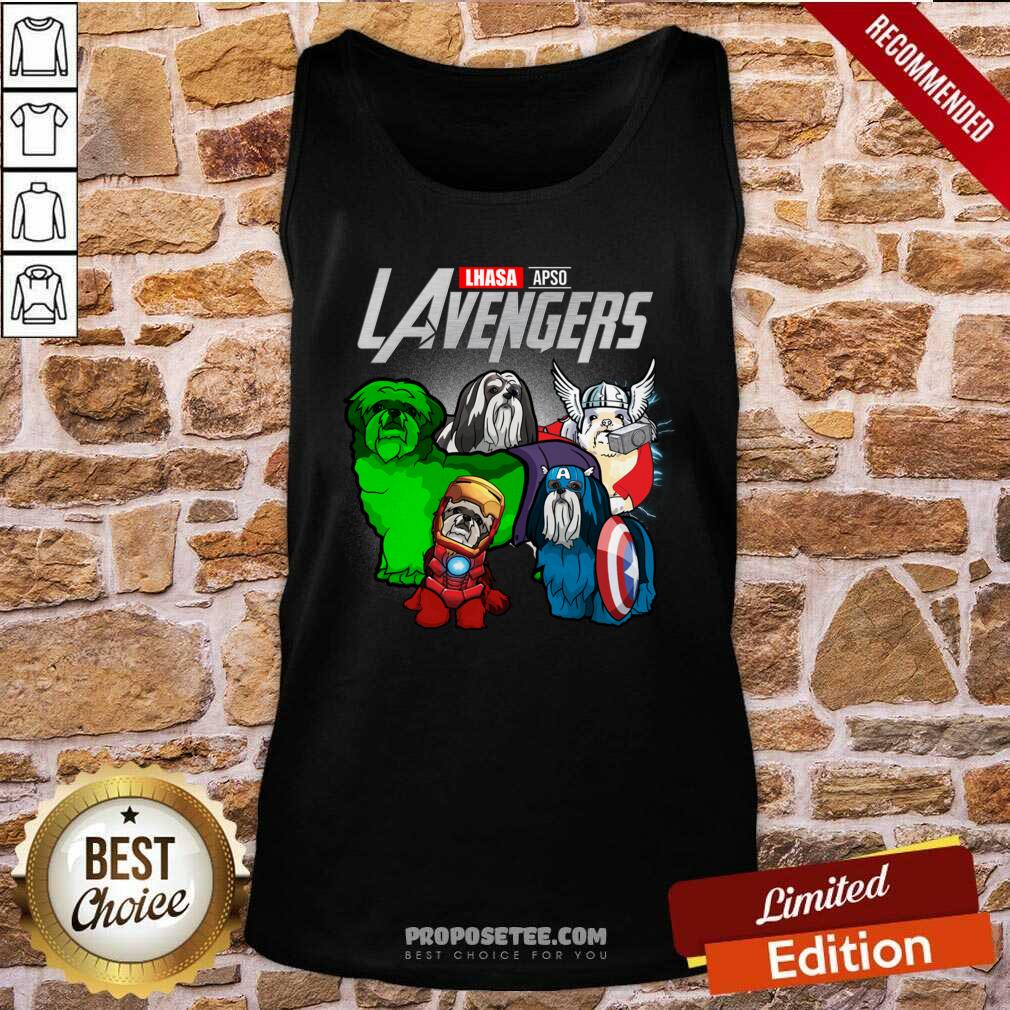 Top Lhasa Apso Marvel Avengers LAvengers Shirt
