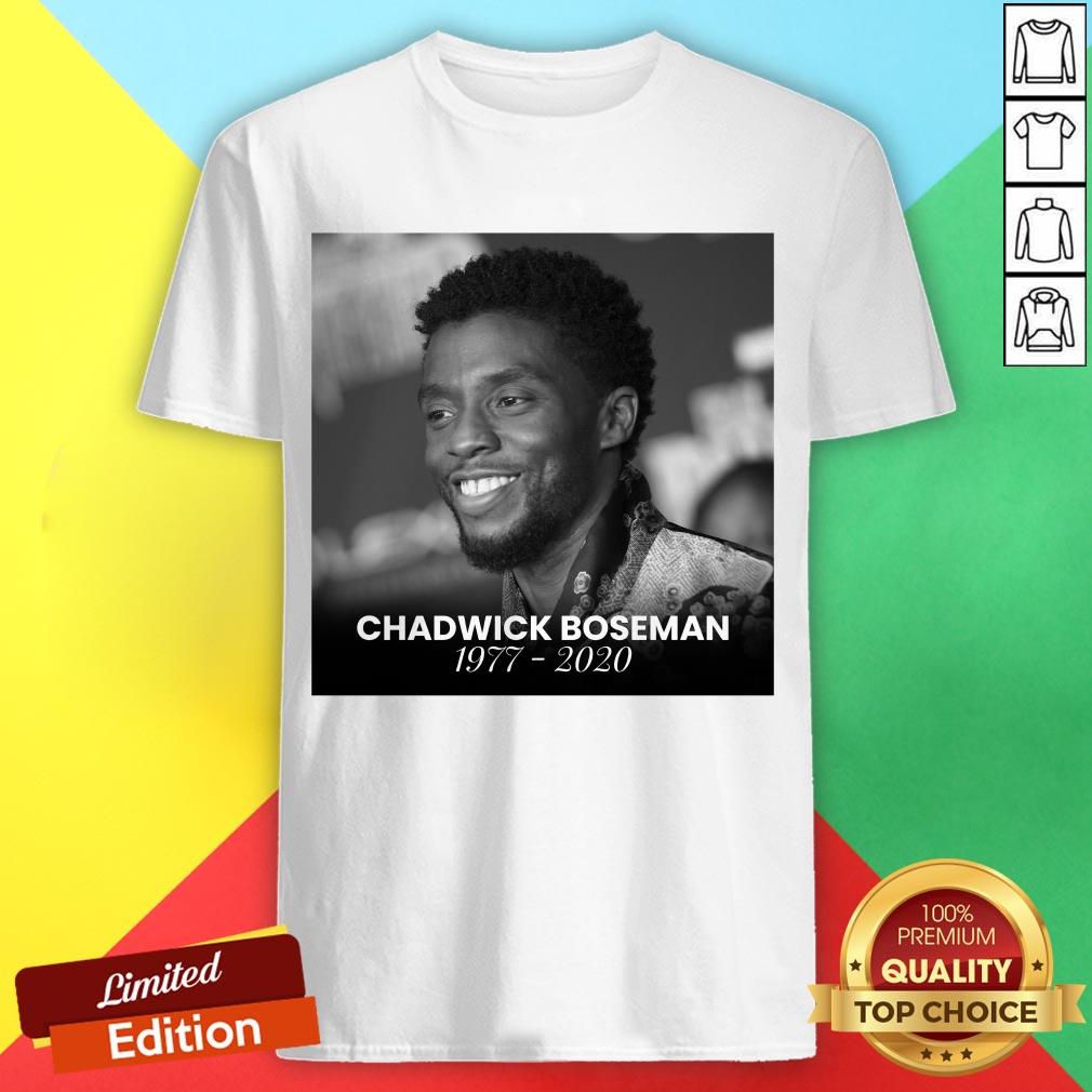 Top Rip Chadwick Boseman 1977 2020 Shirt