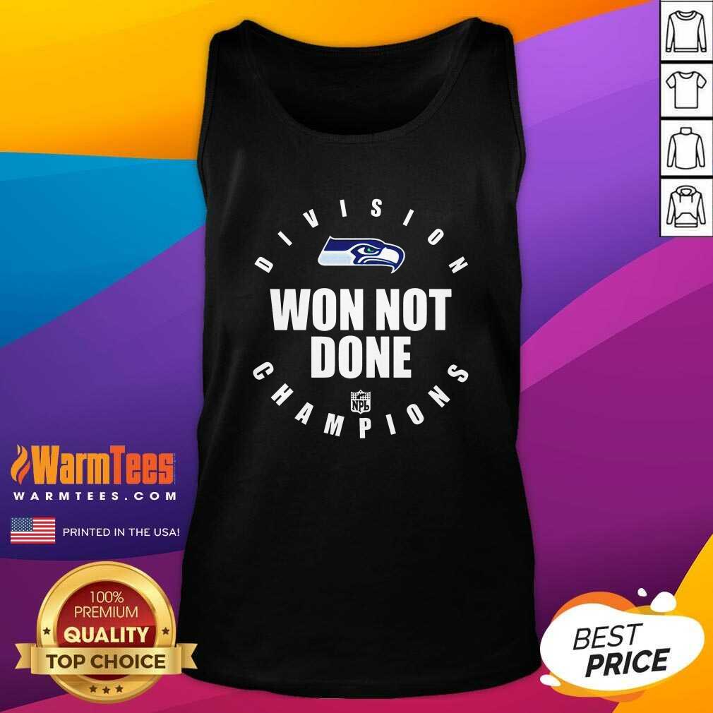 Top Seahawks Nfc West Champions We Not Done Shirt