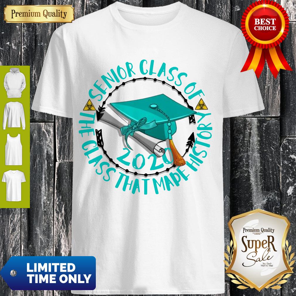 Top Senior Class Of 2020 The Class That Made His Story Blue Circle Shirt