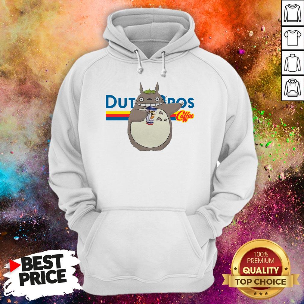 Totoro Drinking Dutch Bros Coffee Shirt