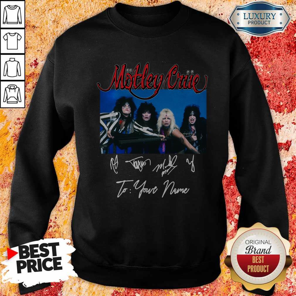 Tour 2020 2021 Motley Crue To Your Name Signatures Shirt