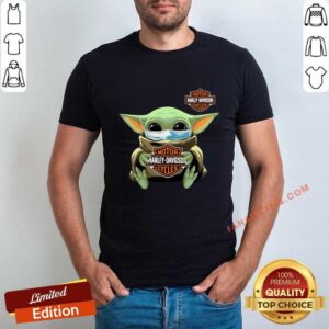 Top Baby Yoda Mask Motor Harley Cycles Coronavirus Shirt