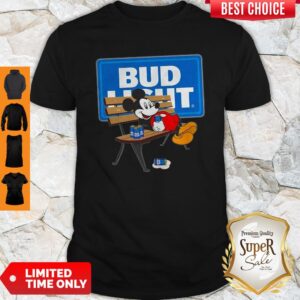 Good Mickey Mouse Drinking Bud Light Shirt