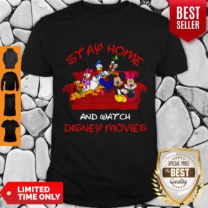 Mickey And Friends Stay Home And Watch Disney Movie Covid-19 Shirt