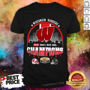 Pretty Wisconsin Badgers 2020 Dukes Mayo Bowl Champions Shirt