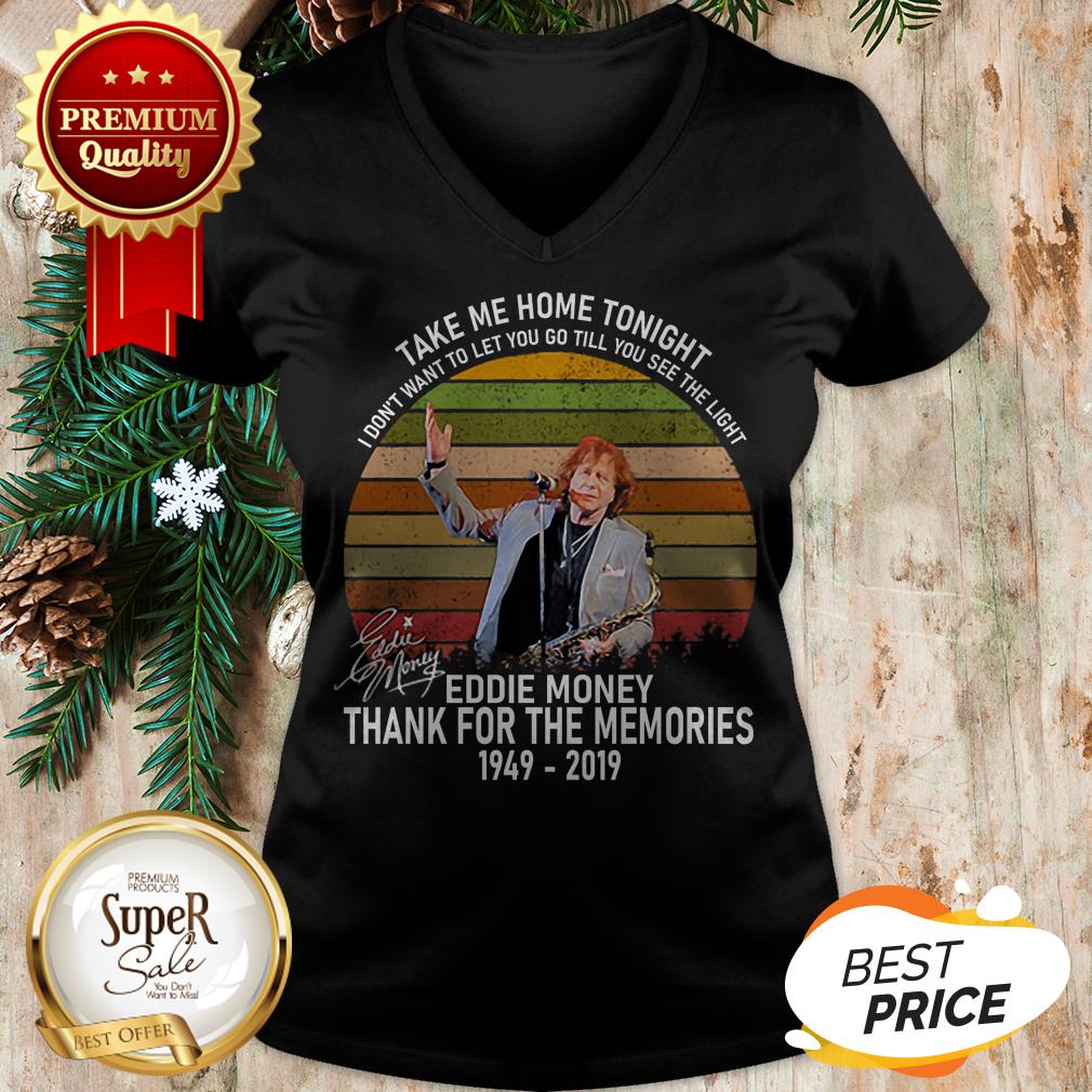 Thank Memories Eddie Money 1949-2019 Signed Take Me Home Tonight Shirt