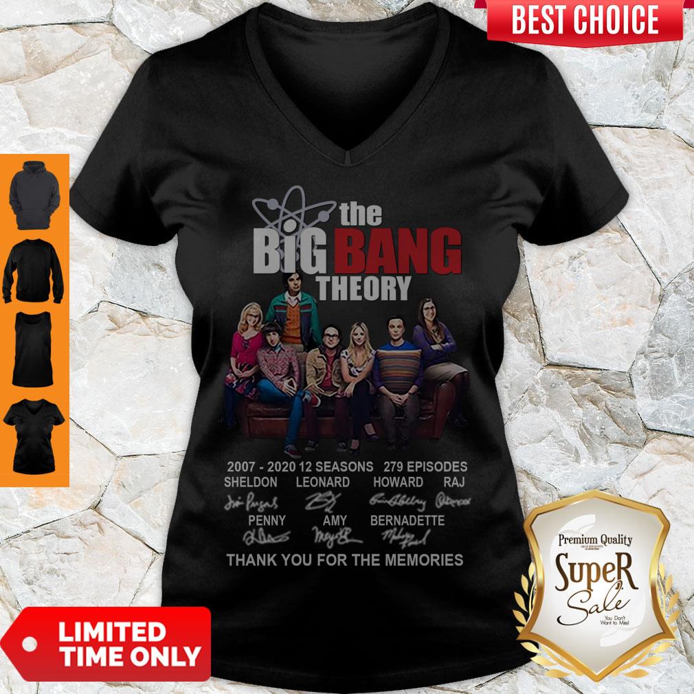 Premium The Big Bang Theory Thank You For The Memories Signature Shirt