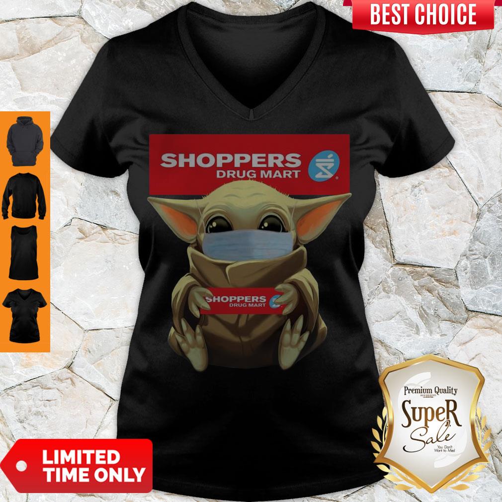 Cute Baby Yoda Face Mask Hug Shoppers Drug Mart Shirt