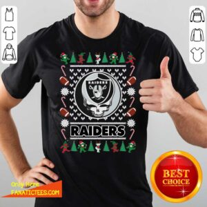 Hot Las Vegas Raiders Grateful Dead Ugly Christmas Shirt