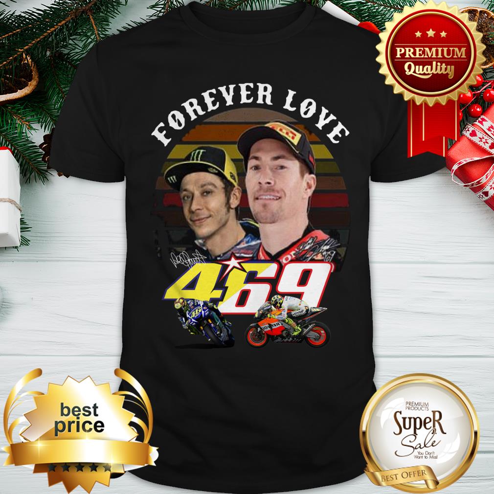 Valentino Rossi Forever Love 469 Nicky Hayden Signature Vintage Shirt