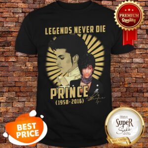 Official Legends Never Die Prince 1958-2016 Signature Shirt