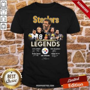 Perfect Steelers Pittsburgh Steelers Legends Signatures Shirt