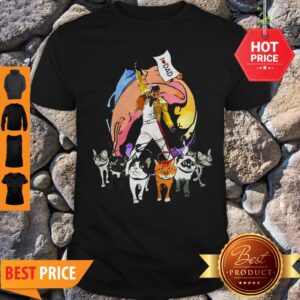 Freddie Mercury With His Cat I Love Dad Shirt