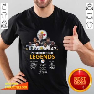 Funny Pittsburgh Steelers Legends Signatures T-Shirt