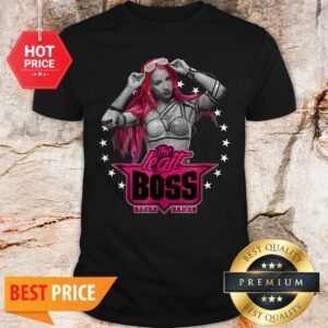 Nice WWE Sasha Banks Pink The Legit Boss Shirt