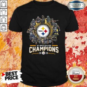 Cute Pittsburgh Steelers Team Football 2020 Afc North Division Signatures Shirt