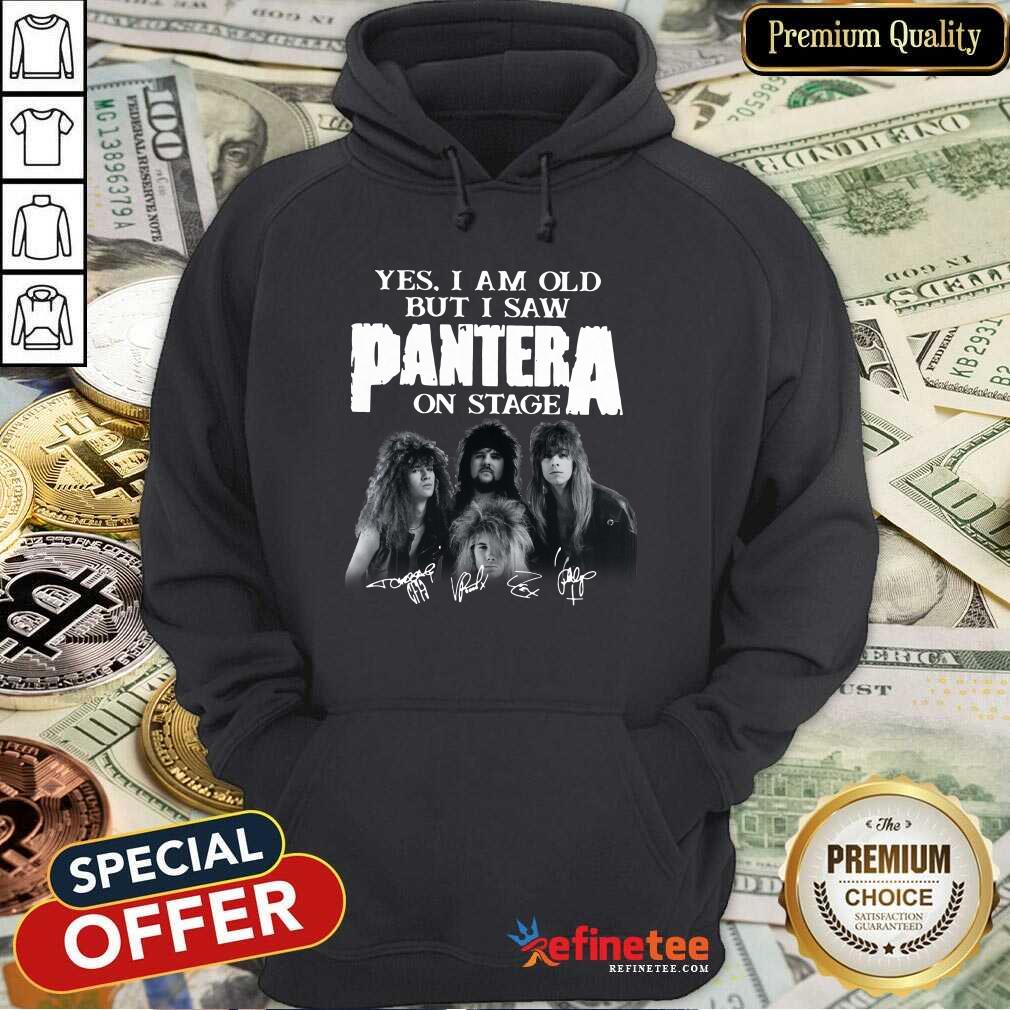 Wonderful Yes I Am Old But I Saw Panther On Stage Signatures Shirt