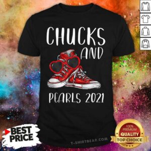 Cheated Red Chucks And Pearls Kamala Harris 2021 Shirt