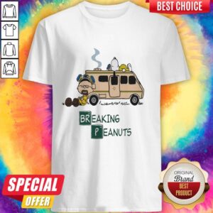 Top Harlie Brown Snoopy Breaking Peanuts Shirt