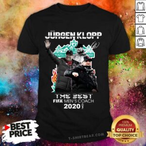 Top Jurgen Klopp The Best FIFA Mens Coach 2020 Signature Shirt