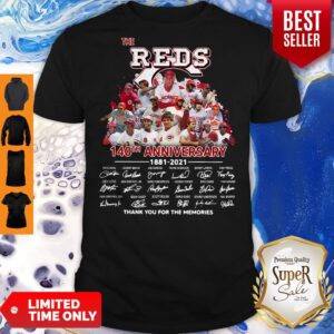 Top The Red 140th Anniversary 1981 2021 Thank You For The Memories Shirt