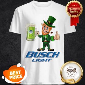 Nice Leprechaun Drink Busch Light Beer shirt