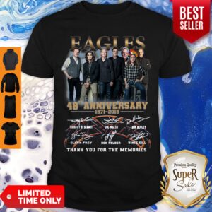 Eagles Band 48th Anniversary Thank You For The Memories Signatures Shirt