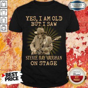 Angry Saw Stevie Ray Vaughan On Stage 1 Shirt