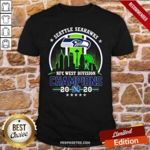Awesome Seattle Seahawks Nfc West Division Champions 2020 Shirt