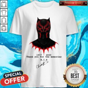 Black Panther Thank You For The Memories Signature Shirt