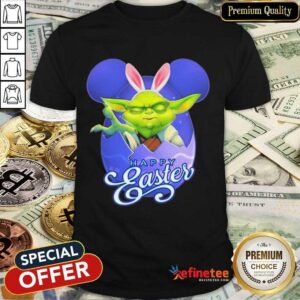 Pretty Bunny Master Yoda Disney Happy Easter Day 2021 Shirt