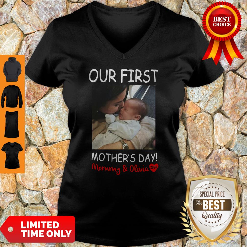 Nice Our First Mother's Day Mommy And Olivia Shirt