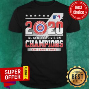 Awesome 2020 NL Central Division Champions Chicago Cubs Shirt