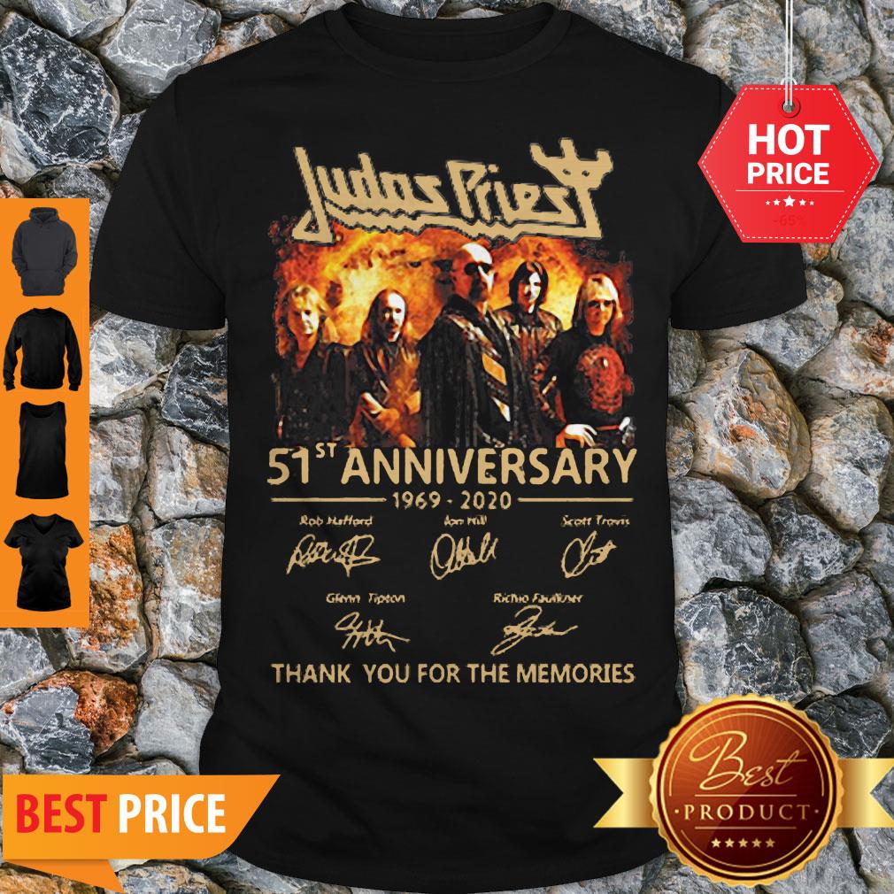 Judas Priest 51st Anniversary 1969-2020 Signatures Shirt
