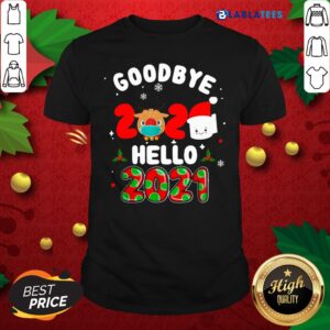 Premium Goodbye 2020 Toilet Paper Santa Hello 2021 Shirt