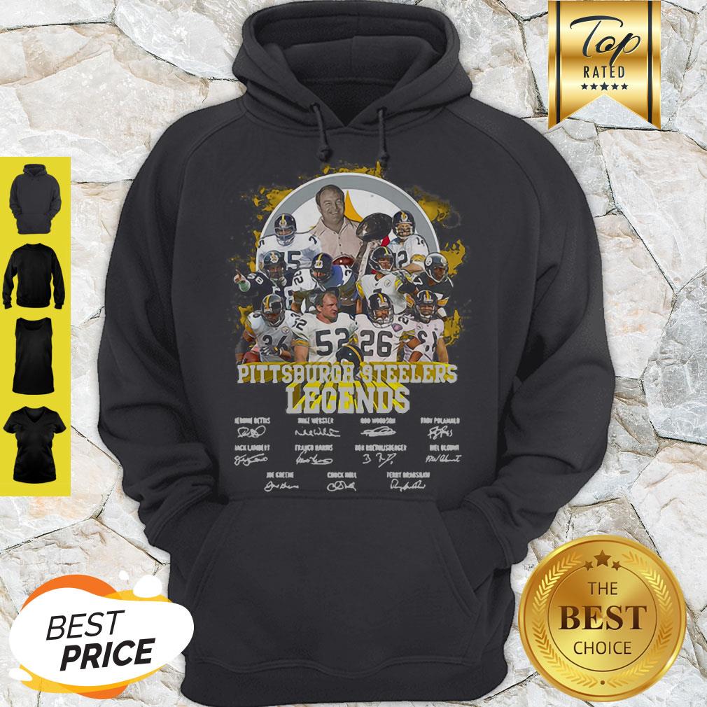 Pittsburgh Steelers Legends All Team Player Signatures Shirt
