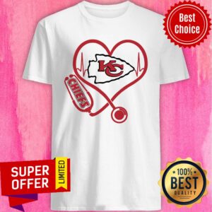 Funny Kansas City Chiefs Nurse Stethoscope Heart Shirt