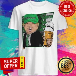 Top Donald Trump Make St Patty’s Day Great Again Beer Shirt