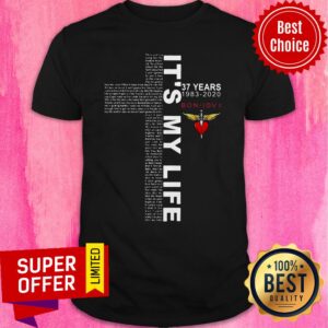 Official It’s My Life 37 Years 1983 2020 Bon Jovi Shirt