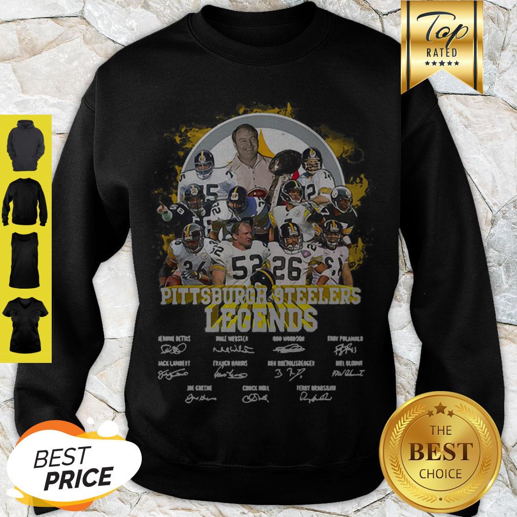 Pittsburgh Steelers Legends All Team Player Signatures Shirt