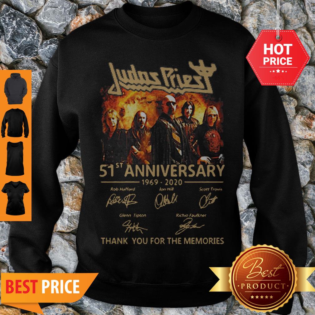 Judas Priest 51st Anniversary 1969-2020 Signatures Shirt