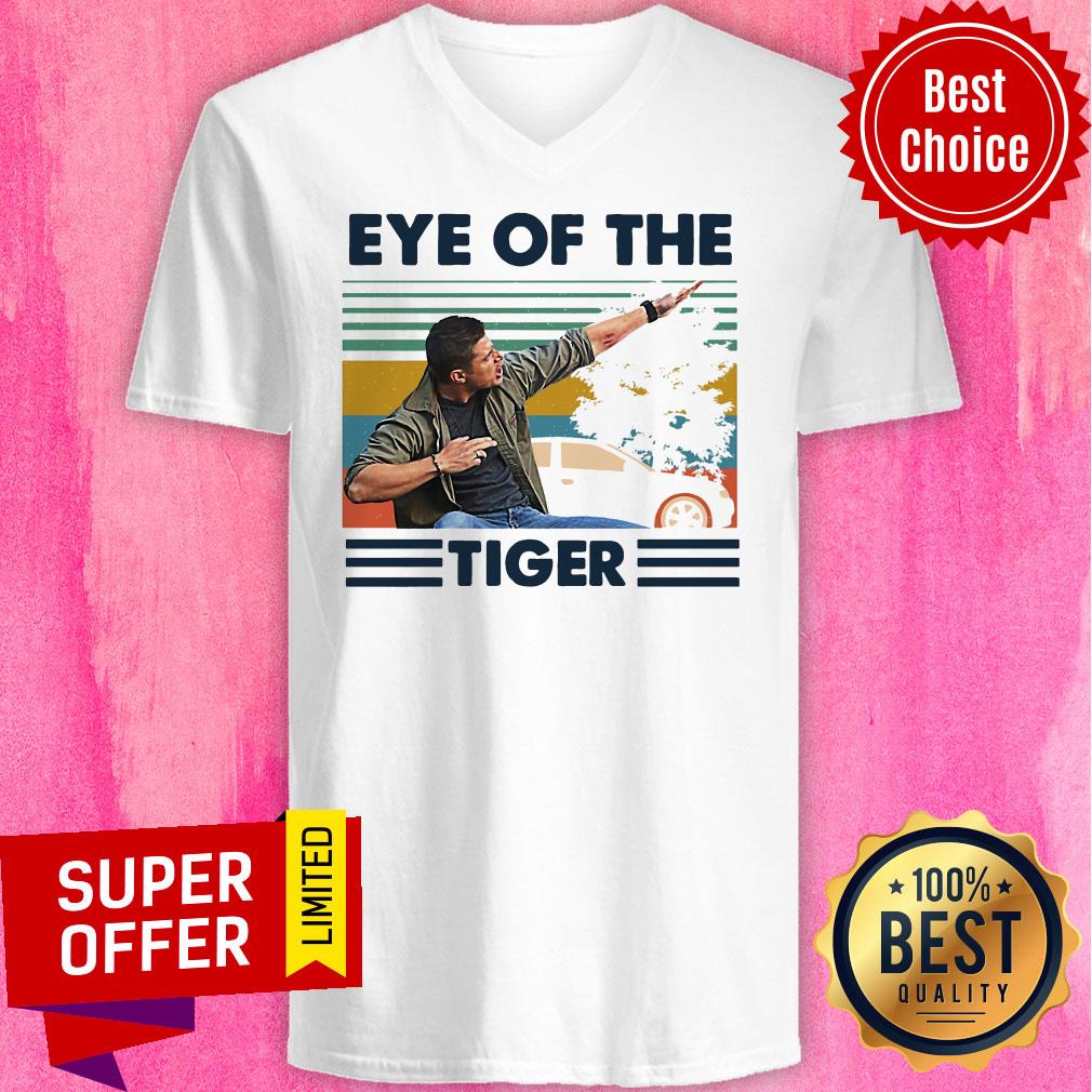 Nice Dean Winchester Supernatural Eye of The Tiger Vintage Shirt
