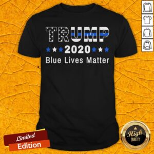 Trump 2020 Blue Lives Matter American Flag Shirt