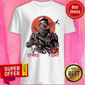 Awesome Ninja Stand And Fight Sunset Shirt