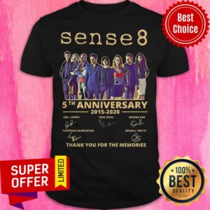 Sense 8 5th Anniversary 2015 2020 Thank You For The Memories Shirt