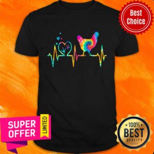 Chicken Heartbeat Tie Dye 0003 Shirt