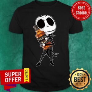 Funny Jack Skellington Hug Whiskey Shirt